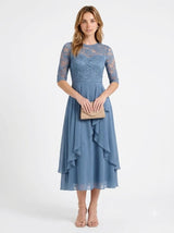 Laraa Belle Lace Midi Dress