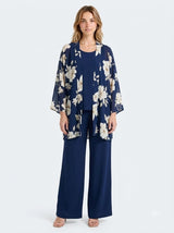 Laraa Floria 3-Piece Kimono Pants Set