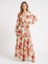 Laraa Rosalind Floral Wrap Maxi Dress