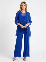 Laraa Élise Chiffon Pantsuit Set